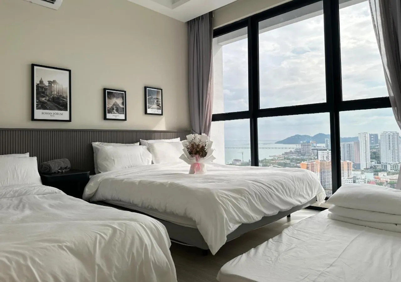 Апартаменты Dd Condominium 2Bedroom Sea View Georgetown Penang Jelutong Малайзия